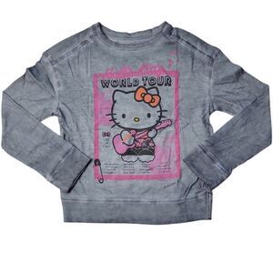 Character Girls Long Sleeve Soft Graphic Tee Pullover - Hello Kitty